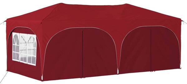 Parti sátor 575 x 288 x 245 cm Burgundi Oxford Szövet