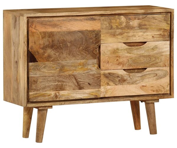 Tömör mangófa tálalószekrény 90 x 30 x 69 cm