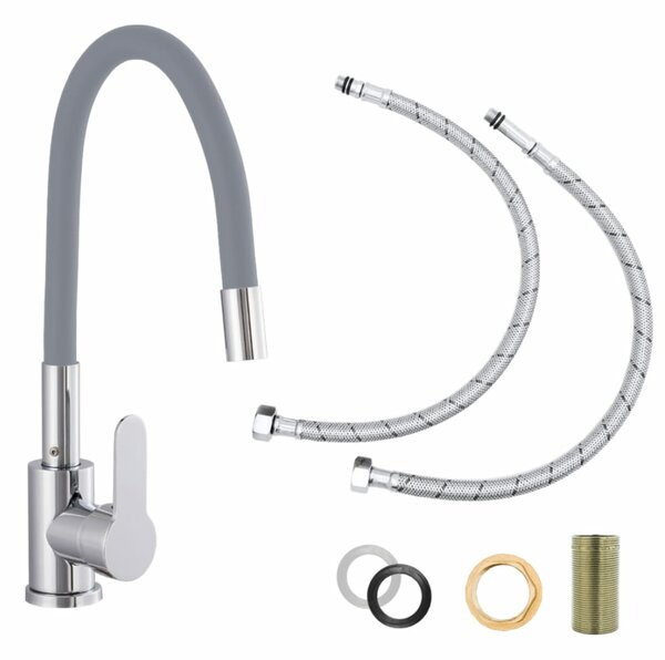 Gamma Flex 2000 Mosogató Álló Design Csaptelep - Rugalmas, Szürke