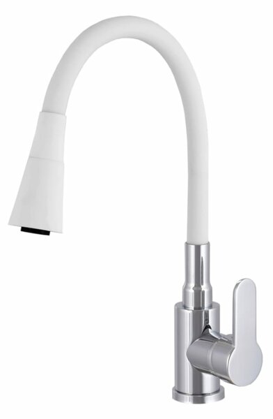 Gamma Flex 3000 Mosogató Álló Csaptelep - Rugalmas, Fehér