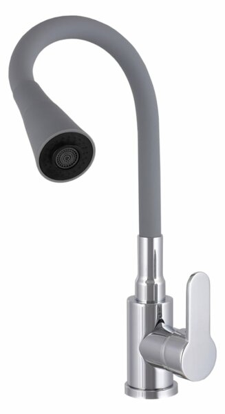 Gamma Flex 3000 Mosogató Álló Csaptelep - Rugalmas, Szürke