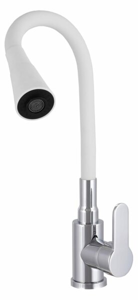 Gamma Flex 3000 Mosogató Álló Csaptelep - Rugalmas, Fehér