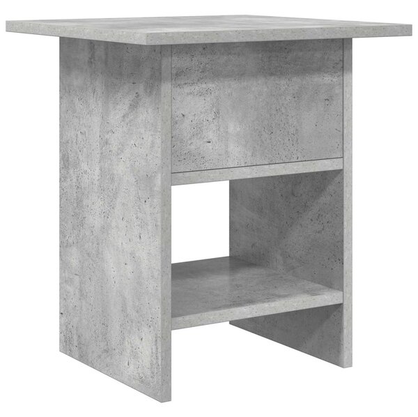 Éjjeli asztal fiókkal Beton Szürke 41 x 40 x 45 cm Faanyag