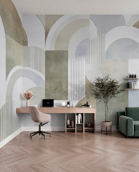 Fotótapéta Art deco stílusú absztrakt geometria retro hatással, Fotótapéta absztrakt, w04079 : Uwalls.hu