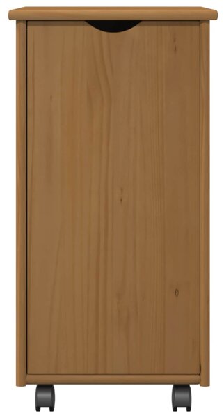 Görgős szekrény Méz barna 34 x 39 x 65,5 cm Tömör fenyőfa