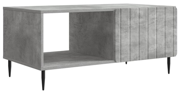 Dohányzóasztal Betonszürke 90 x 50 x 40 cm Szerelt Fa