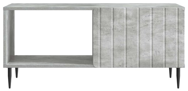 Dohányzóasztal Betonszürke 90 x 50 x 40 cm Szerelt Fa