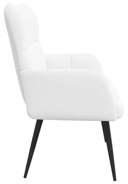Kétüléses Kanapé Fehér 115 x 61 x 87 cm Szövet