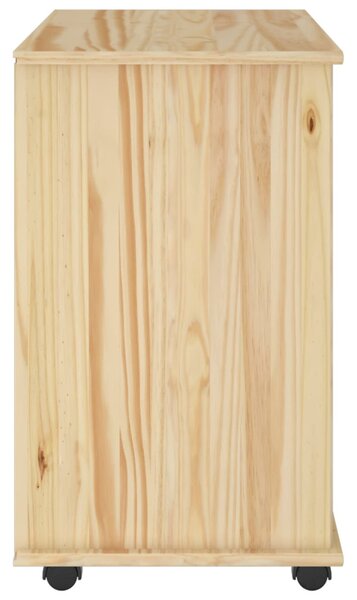 Görgős szekrény Barna 63,5 x 39 x 65,5 cm Tömör fenyőfa