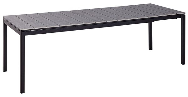 Bővíthető kerti étkezőasztal TOFANE 198/248 cm 90 cm Szürke