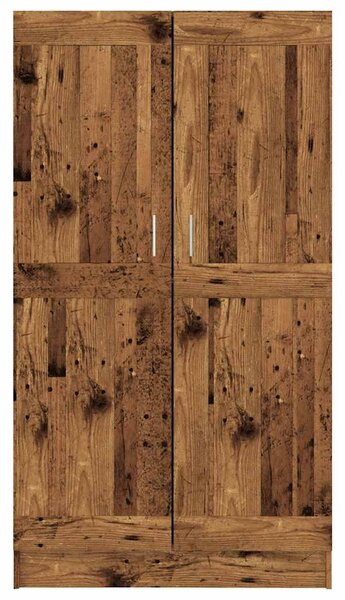 Régi fa könyvesszekrény 82,5 x 30,5 x 150 cm rétegelt fából