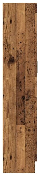 Régi fa könyvesszekrény 82,5 x 30,5 x 150 cm rétegelt fából