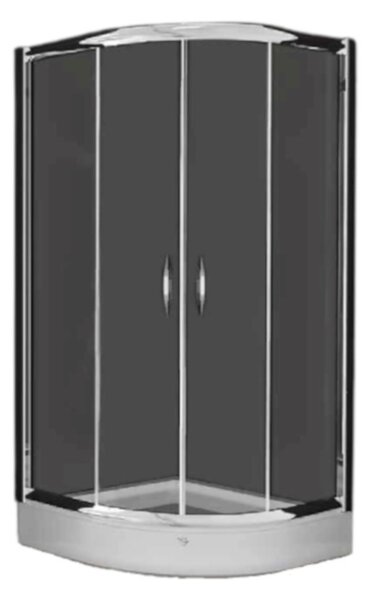 Vela Banyo TMP zuhanykabin - 80 ÍVES - 5 mm víztiszta vízlepergető üveggel - 80 x 80 x 190 cm