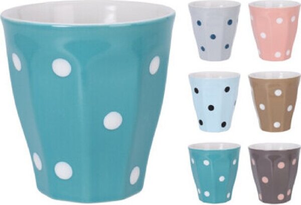 BÖGRE STONEWARE PÖTTYÖS 250ML 6F. SZÍN