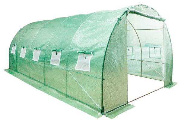 KONDELA Fóliasátor, zöld, 3x8x2 m, FELKO NEW TYP 4