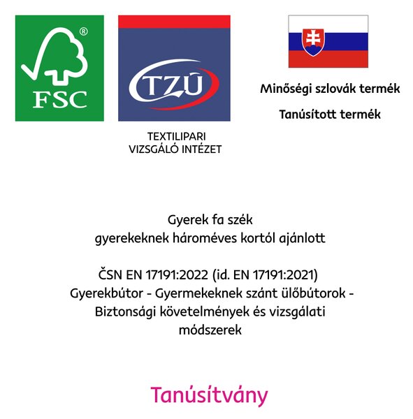 KONDELA Gyerekpad, fehér/természetes, fenyő, EVAN