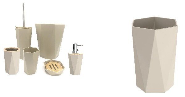 FOGKEFETARTÓ MŰANYAG+BAMBUSZ 40*16*31,6CM