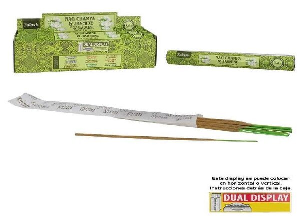 FÜSTÖLŐ NAG CHAMPA (VIRÁGOS INDIAI ILLAT) ÉS JÁZMIN 20DB-OS