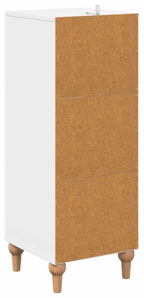 Fiókos szekrény Magasfényű Fehér 33 x 34,5 x 90 cm Szerelt Fa