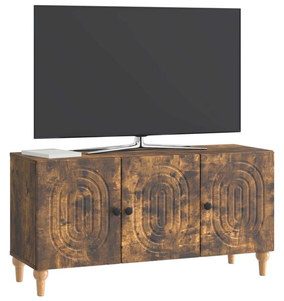 TV szekrény Füstös Tölgy 99 x 34,5 x 50 cm Szerelt Fa