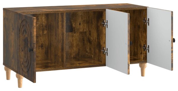 TV szekrény Füstös Tölgy 99 x 34,5 x 50 cm Szerelt Fa