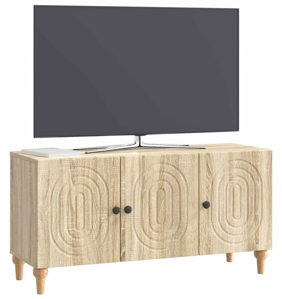 TV szekrény Sonoma Tölgy 99 x 34,5 x 50 cm Szerelt Fa