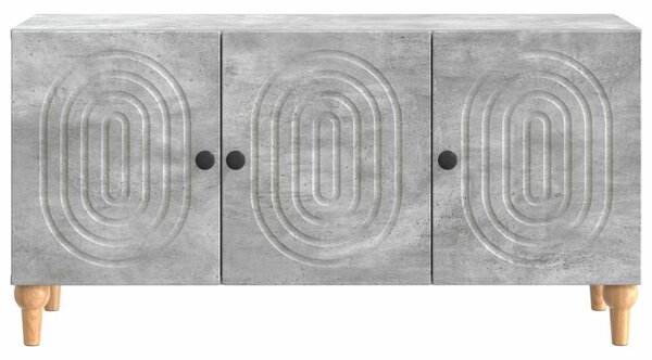 TV szekrény Betonszürke 99 x 34,5 x 50 cm Szerelt Fa