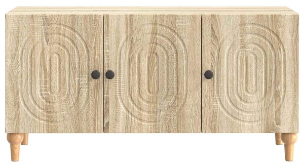 TV szekrény Sonoma Tölgy 99 x 34,5 x 50 cm Szerelt Fa
