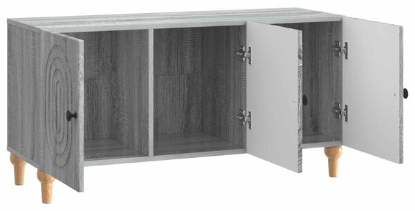 TV szekrény Szürke Sonoma 99 x 34,5 x 50 cm Szerelt Fa