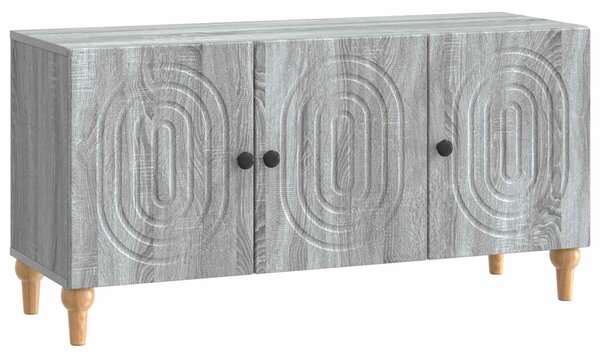 TV szekrény Szürke Sonoma 99 x 34,5 x 50 cm Szerelt Fa