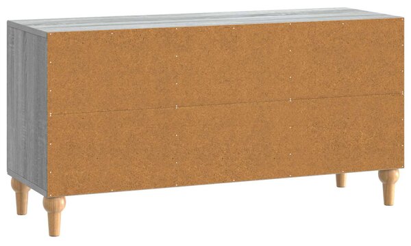 TV szekrény Szürke Sonoma 99 x 34,5 x 50 cm Szerelt Fa
