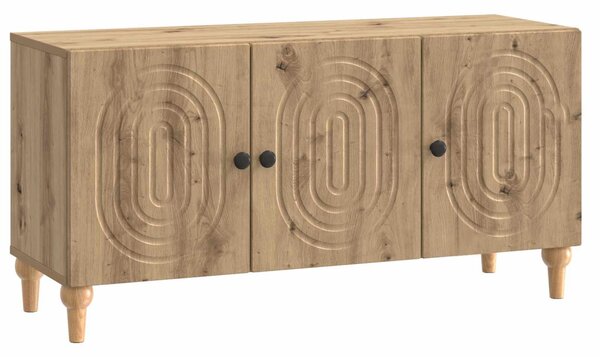 TV szekrény Kézműves Tölgy 99 x 34,5 x 50 cm Szerelt Fa