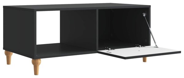 Dohányzóasztal Fekete 90 x 50 x 40 cm Szerelt Fa