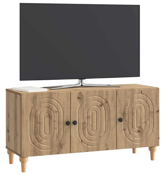 TV szekrény Kézműves Tölgy 99 x 34,5 x 50 cm Szerelt Fa