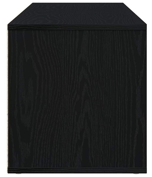 Fekete tölgyfa TV-szekrény 120 x 34 x 37 cm