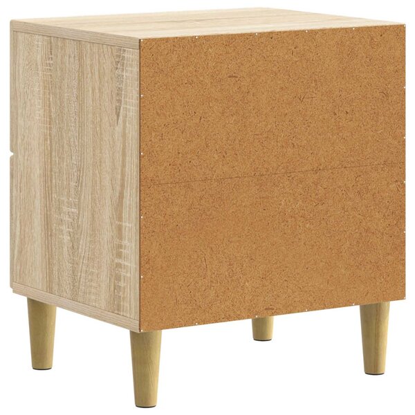 Éjjeliszekrény 2 pcs Sonoma Tölgy 43 x 34,5 x 48 cm Szerelt Fa