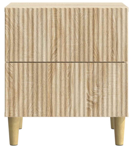 Éjjeliszekrény 2 pcs Sonoma Tölgy 43 x 34,5 x 48 cm Szerelt Fa