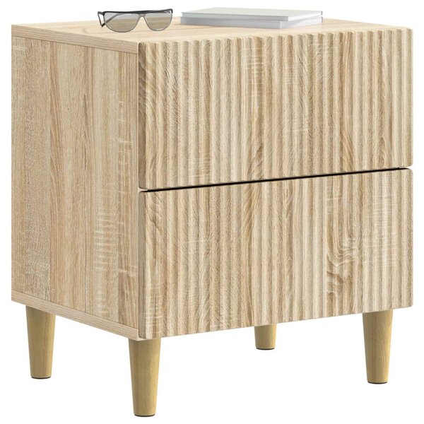 Éjjeliszekrény 2 pcs Sonoma Tölgy 43 x 34,5 x 48 cm Szerelt Fa