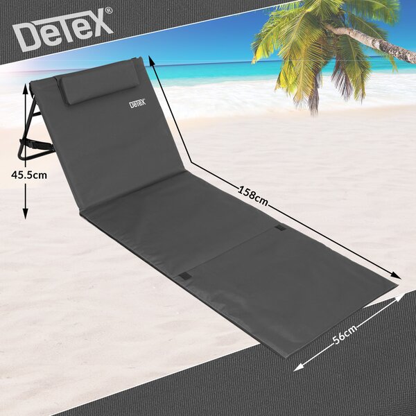 Detex® Strand alátét háttámlával - antracit