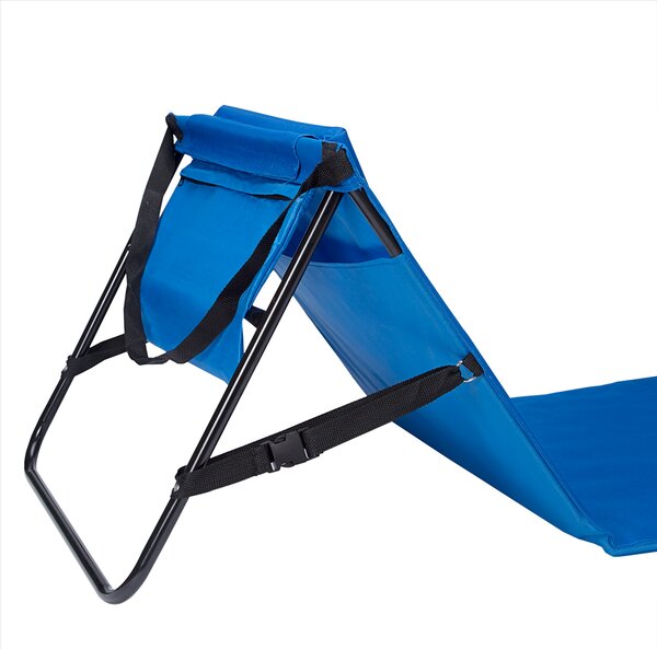 Detex® Strandmatrac háttámlával - kék