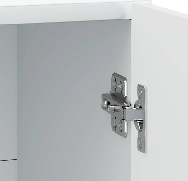 Éjjeliszekrény 2 pcs Fehér 43 x 34,5 x 50 cm Szerelt Fa