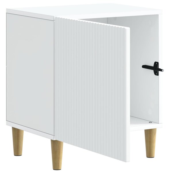 Éjjeliszekrény 2 pcs Fehér 43 x 34,5 x 50 cm Szerelt Fa