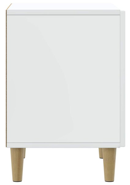 Éjjeliszekrény 2 pcs Fehér 43 x 34,5 x 50 cm Szerelt Fa