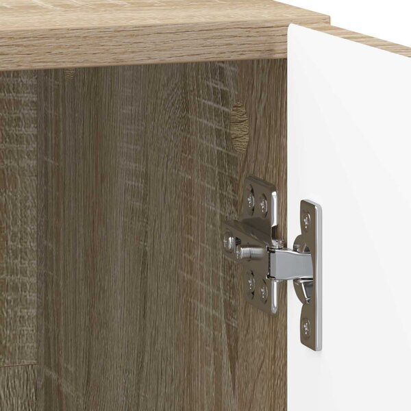 Éjjeliszekrény 2 pcs Sonoma Tölgy 43 x 34,5 x 50 cm Szerelt Fa