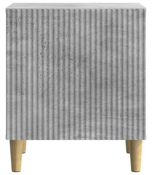 Éjjeliszekrény 2 pcs Betonszürke 43 x 34,5 x 50 cm Szerelt Fa