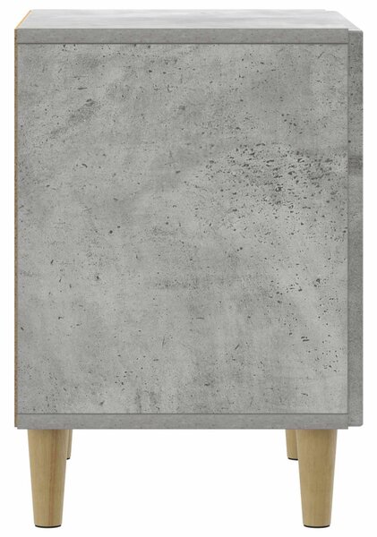 Éjjeliszekrény 2 pcs Betonszürke 43 x 34,5 x 50 cm Szerelt Fa