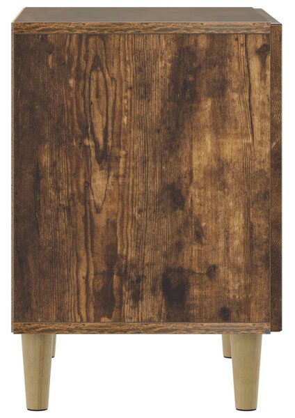 Éjjeliszekrény 2 pcs Füstös Tölgy 43 x 34,5 x 50 cm Szerelt Fa
