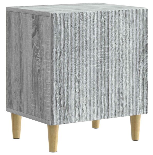 Éjjeliszekrény 2 pcs Szürke Sonoma 43 x 34,5 x 50 cm Szerelt Fa