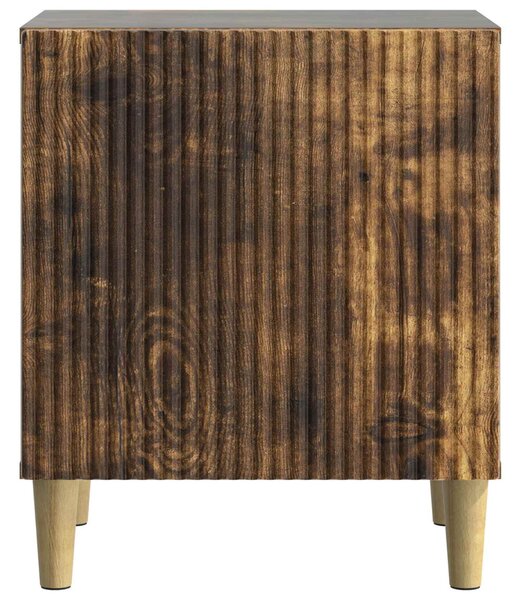 Éjjeliszekrény 2 pcs Füstös Tölgy 43 x 34,5 x 50 cm Szerelt Fa
