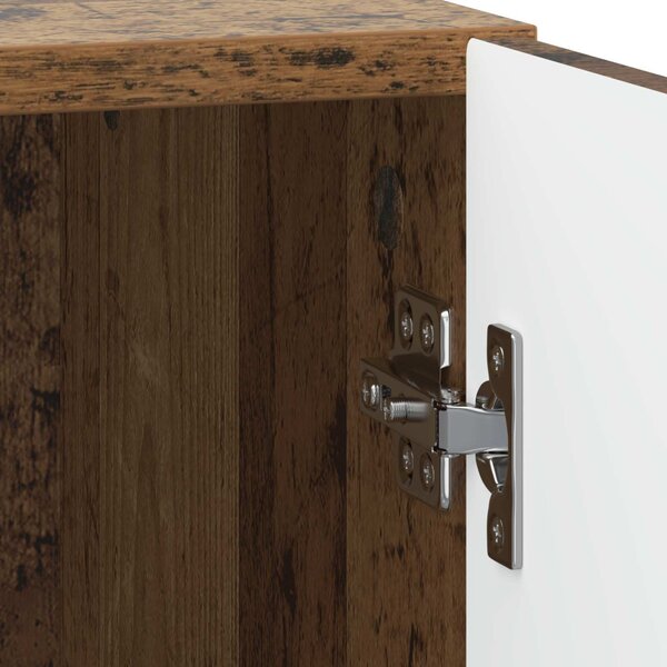 Éjjeliszekrény 2 pcs Antik Fa 43 x 34,5 x 50 cm Szerelt Fa